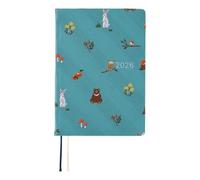 Hobonichi Techo HON A6 2026 Nœud papillon et nœud : dans la forêt (en anglais, planificateur de démarrage de janvier)