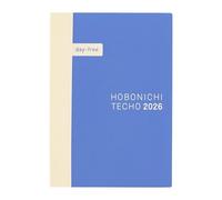 Hobonichi Techo Livre journalier 2026 - A6, japonais, mensuel, début janvier, début du lundi