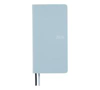 Hobonichi Techo Semaines 2026 - Cuir : bleu neige (anglais, grand et mince, début janvier)