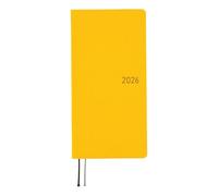 Hobonichi Techo Semaines MEGA 2026 - Couleurs : jaune pleine lune (anglais, grand et mince, début janvier)