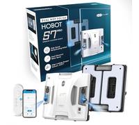 HOBOT S7 Pro - Robot de nettoyage à la main pour vitres - Double pulvérisation à ultrasons 15 nm - Aspiration 4800 Pa - Application et télécommande - Pour verre encadré/sans cadre, toute épaisseur