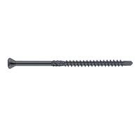 Hobotec Eurotec - Lot de 500 vis à bois auto-taraudeuses - 3,2 x 60 mm - Torx 10 - Avec tête décorative - En acier inoxydable trempé - Noir
