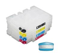 HOBXMFY Cartouche à Encre Rechargeable Vide avec réinitialisation de puces et puces réinstables compatibles avec GX3050 GX2500 GX2050N GX3000 GX5050N GX7000 GC21