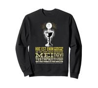 Hoc Est Enim Corpus Meum Eucharistie Latine Sweatshirt