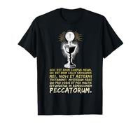 Hoc Est Enim Corpus Meum Eucharistie Latine T-Shirt