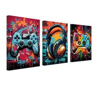 hocadon Decoration Murale Chambre Gaming 30x40cm Affiche Decoration Murale Gamer Posters Jeu Vidéo Déco pour Decoration Chambre ADO, Salon Bureau
