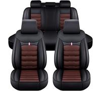 HOCAH Housses de SièGe Voiture pour Hyundai Terracan 2.9 CRDi,Car Seat Cover Coussins sur Mesure Ensemble Complet Protection Accessoires,Black_Cofee