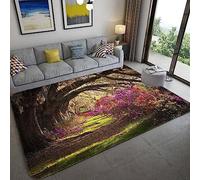 HOCAH Tapis éducatif for Enfants en marbre Vert foncé - Tapis de Jeu antidérapant 100x200 cm(Zy-dt-a12,180 x 280 cm/70.8 x 110.2 inch)