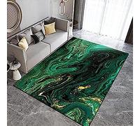 HOCAH Tapis éducatif for Enfants en marbre Vert foncé - Tapis de Jeu antidérapant 100x200 cm(ZY-DT-a8,80 x 120 cm/31.5 x 47.2 inch)