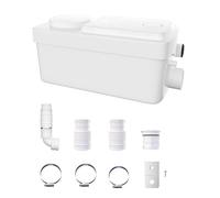 HOCANFLO 300W Broyeur sanitaire Pompe à déchets silencieuse, Pompe de relevage Douche équipée de 2 entrées 1 sortie, FLO-300 Pro