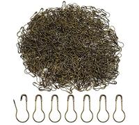 Hocansen Lot de 1000 épingles à nourrice en métal - 22 mm - En forme de poire - Pour marqueur de maille, tricot, accessoires de couture (bronze/L)