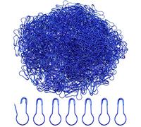 Hocansen Lot de 1000 Épinglettes de sécurité pour ampoules en métal, petites broches de calabash fixes, épingles pour Abbigliamez Crafting (Bleu)