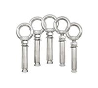 Hocansen Lot de 5 boulons à œil en béton M8 x 80 mm avec anneau d'expansion et anneau d'expansion, anneau de levage, ancrages muraux fermés en acier inoxydable pour ingénierie (PZ/M8 x 80)
