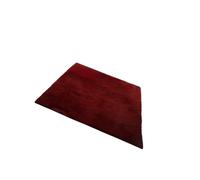 HOCEDO Descente de Lit Chambre Grande Taille 190 x 90 cm Anti-Slip, Keep Warm Tapis Tissé Écologique for Living Room, Bedroom, Nursery, Vin Rouge