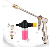 Hochdruck-Gartenschlauchdüse | Tragbarer Auto-Sprühkopf Mit Einstellbaren Sprühmustern | Multifunktionaler Hochdruckreiniger Für Autos | Für Die Reinigung Von Haus, Garten Und Außenbereich