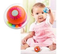 Hochet à billes : rouge haba Rouge G