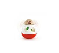 HaPe International – Hochet bébé œuf roulant à clochette – Dès la naissance, matériaux non toxiques
