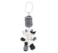 Hochet à suspendre pour bébé, jouets en peluche à rayures noires et blanches, carillons éoliens, jouet de poussette pour nourrissons, nouveau-nés, décoration de chambre à coucher, (Pendentif veau