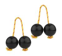 Hochet africain Shaker Kashaka Instrument Shaker Hochet Boule | Lot de 2 paires d'œufs de musique rythmique en ABS pour enfants et adultes