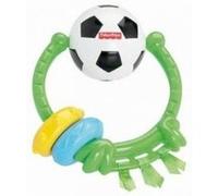 Hochet anneau : balle de football - des 3 mois jouet d eveil bebe - developper sens du toucher - enfant - nouveaute fisher price