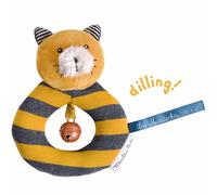 Hochet anneau chat Lulu Les Moustaches