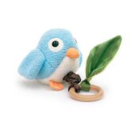 Hochet Anneau de dentition Apple Park™ Oiseau Bleu Vibrant Coton Bio