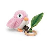 Hochet Anneau de dentition Apple Park™ Oiseau Rose Vibrant Coton Bio