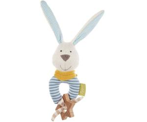 Hochet Anneau de dentition Bio Sigikid® Lapin Bleu Green 14 cm -