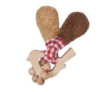 Hochet Anneau de dentition Bois & Coton Bio Oiseau Efie® 16 cm -