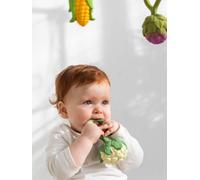 Hochet anneau de dentition Chou-fleur - blanc TU