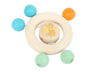 Hochet Anneau en Bois et Perles Petit renard Lex Small foot by