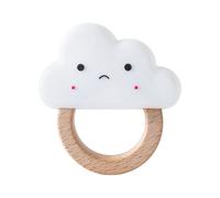Hochet Au Crochet En Bois Avec Motif De Fruits Et Citron Pour Bébé,Jouet Mobile Avec Anneau Tewindsor,Rongeur Pour,1 Pièce #S