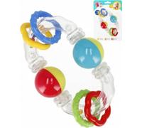 Hochet avec anneaux et boules, transparent