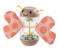 HAPE Bâton de pluie papillon Robert – Jouet sensoriel Rose 106x65x111cm Bébé