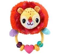 Hochet bebe anneau leo petit lionceau tout doux - differentes matieres sons (clochette perles) - vtech 3-18 mois