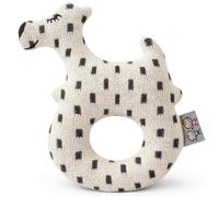 Hochet bébé coton tricoté chien