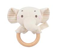 Hochet Bébé Doux | Jouet Hochet Peluche Animaux - Peluche Sensorielle de Préhension Fille Garçon Formes Éléphant Ours Lapin Lion