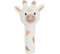 Hochet Bébé En Coton Blanc, Marron TU