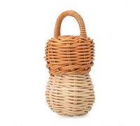 Hochet Bébé | Jouet en Rotin Apaisant et Attrayant,Jeu Sensoriel Évolutif Clochette Main pour Fille Garçon Pâques Noël Poussette Maison Berceau