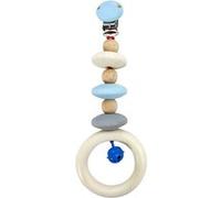 Hochet bleu avec clip Bass & Bass Bleu G