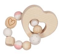 Hochet flexible en bois perles & Cœur Goki® - Jouets Bébé