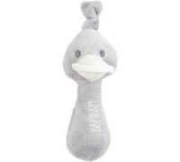 BAMBAM Hochet canard gris - Dès la naissance - Blanc et gris - Tissu - 5 x 6,5 x 15 cm blanc TU