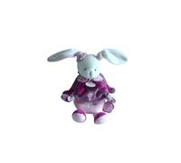 Hochet Cerise Le Lapin - DOUDOU ET COMPAGNIE - Collection Génération Doudou - Rose - 19cm