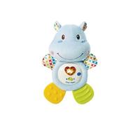 Hochet Croc Hippo Peluche Te turée e Bleu