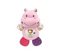 Hochet Croc Hippo Peluche Te turée Rose