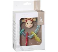 Sophie la Girafe – Hochet Cœur – Billes colorées, Médaillons sonores