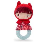 Lilliputiens Hochet de dentition Chaperon Rouge – Anneau, bruit de papier, clochette – Dès 3 mois