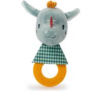 Hochet de dentition joe vert d'eau, jaune TU