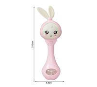 Hochet De Dentition Musical Pour Bébé De 0 À 12 Mois,Jouet Sucette Mobile À Placer Dans Le Lit Bébé Ou La Poussette. Favorise L'éveil Du,Calme Les Pleurs - Type Pink
