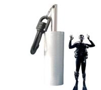 Hochet de plongée - Sonde de signal de frappe portable avec crochet sécurisé intégré, bâton de communication pour système d'alerte sonore sous l'eau | Pour les plongeurs Surf Complexe à faible visibil